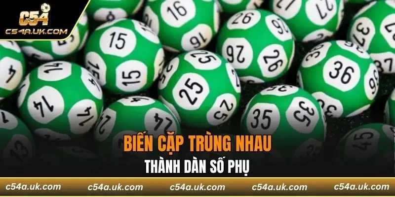 Biến cặp trùng nhau thành dàn số phụ