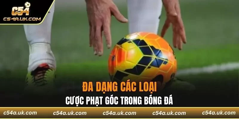 Có nhiều loại cược góc đa dạng trong bóng đá