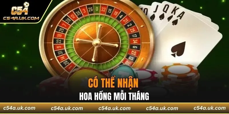 Có thể nhận tiền hoa hồng mỗi tháng