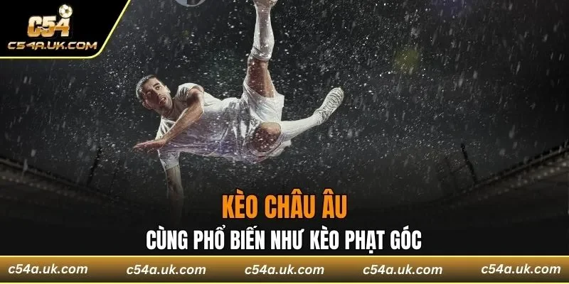 Kèo Châu Âu cùng phổ biến như Kèo Phạt Góc
