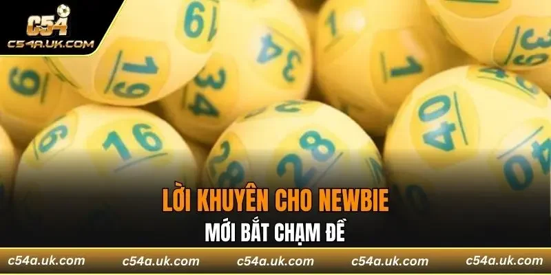 Lời khuyên cho newbie mới bắt chạm đề
