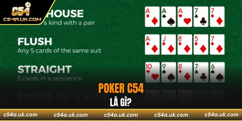Poker C54 - Trò bài trực tuyến hàng đầu hiện nay
