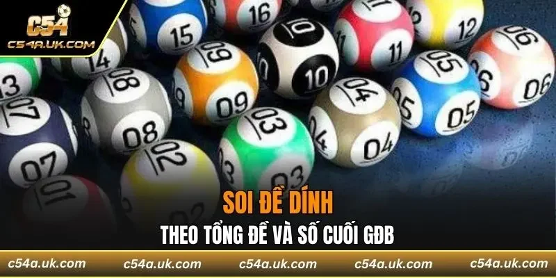 Soi đề dính theo tổng đề và số cuối GĐB